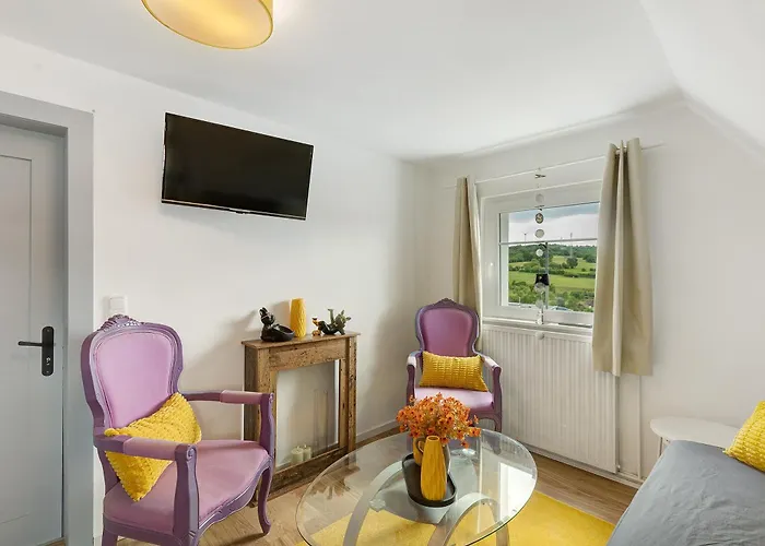 Feriehus Vogelsberger Bett Unser Korkhaus *