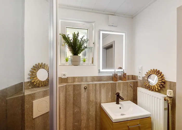 Feriehus Vogelsberger Bett Unser Korkhaus *